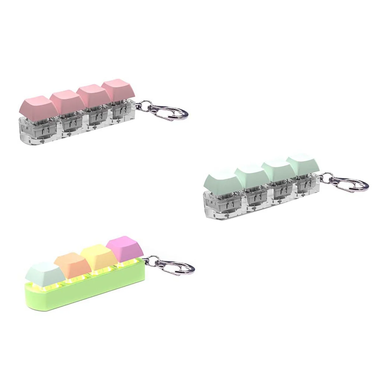 Decompression Toys Keyboard Clicker Toy Keyboard Cube-Toy Mechanical Key Toy Button Stress Relief for Adult Gifts,EJAS