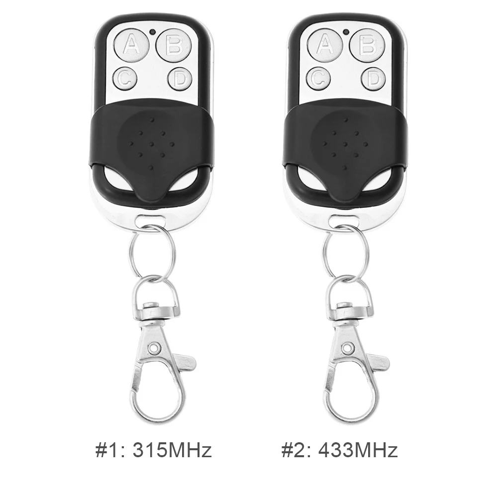 315/433MHz 4 Channel Wireless Remote Control Cloning Duplicator Electric Gate Garage Alarm Automatic Shutter Doors Lamps Key Fob