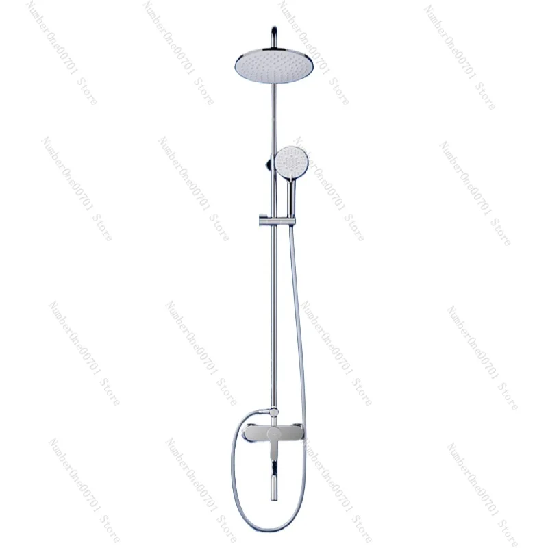 Shower Shower Bathroom Set Bathroom Copper Alloy Faucet Rain Shower Head Set Household Surface