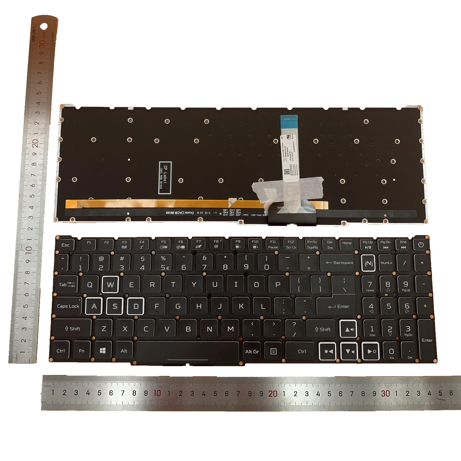 For Acer Nitro AN515-56 AN515-57 AN515-58 AN517-41 AN517-54 colorful Backlit keyboard