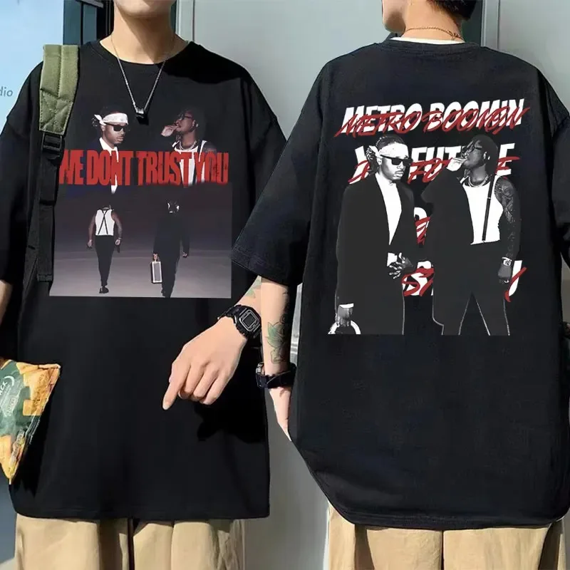 

2025 Men's and Women's Clothing Summer New Rapper Cotton T-shirt European and American Fashion Items