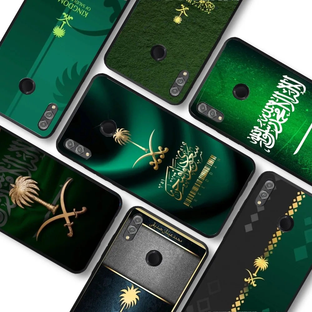 

Kingdom Of Saudi Arabia Flag Phone Case For Huawei Honor 10 lite 9 20 7A 9X 30 50 60 70 pro plus Soft Silicone Cover