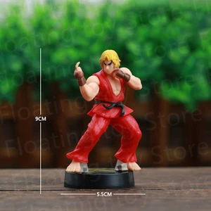 Anime Street Fighter Fighting Game Actionfigur, Ken Masters, PVC -Spielzeug, Kawaii -Puppen, Zimmerdekoration, Geburtstagsgeschenk für Jungen 10 Hauptverkaufspuppe Ken Original artikuliert - №1