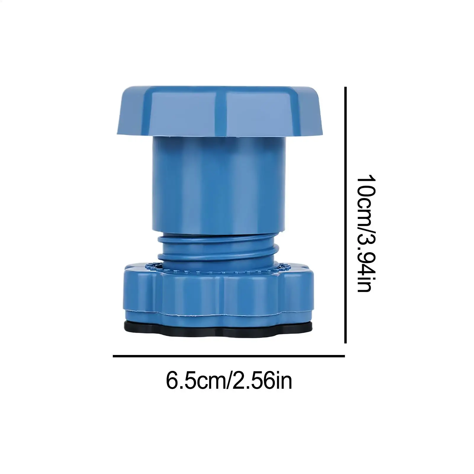 العالمي قابل للتعديل ارتفاع غسالة منصات القدم المضادة للاهتزاز قاعدة الثلاجة الثابتة عدم الانزلاق وسادة دعم المدرجات #6