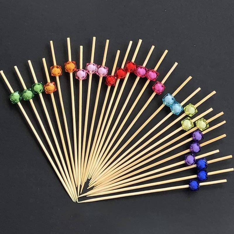 100x Bento Vegetable Crockery Cute Mini Toddler Children Fruit Forks Toothpicks Kids Food Picks Cartoon Animal Farm