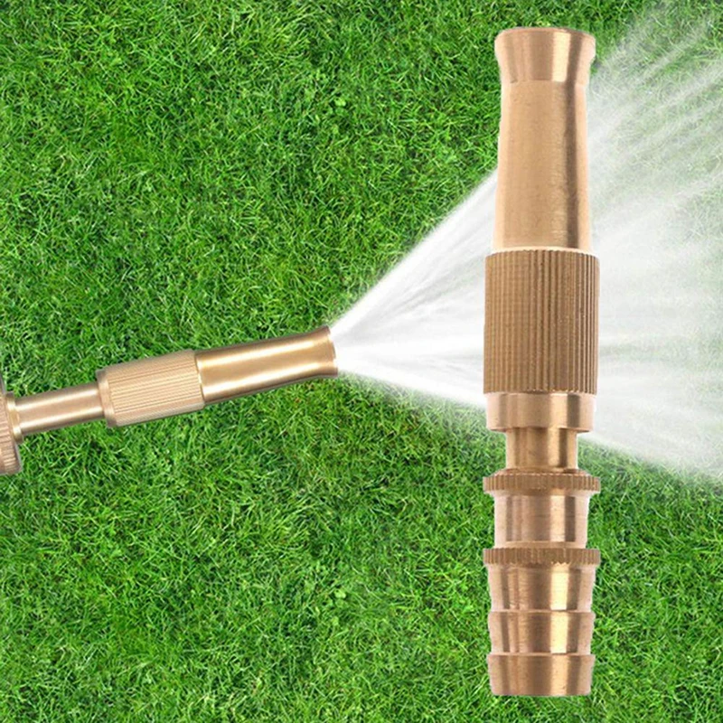 Nuovo tubo flessibile bacchetta irrigatore da giardino durevole irrigazione ad alta pressione ugello per tubo flessibile di spruzzo strumento da giardino in rame dritto