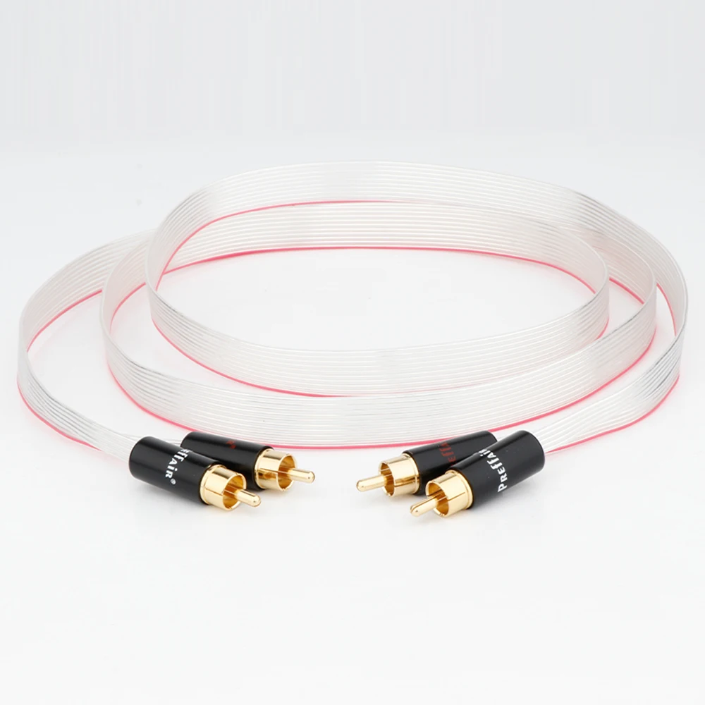 Nordost Valhalla OCC Zilver Audio Signaalkabel RCA Kabel Hifi Interconnect Kabel Met Preffair Vergulde RCA Plug