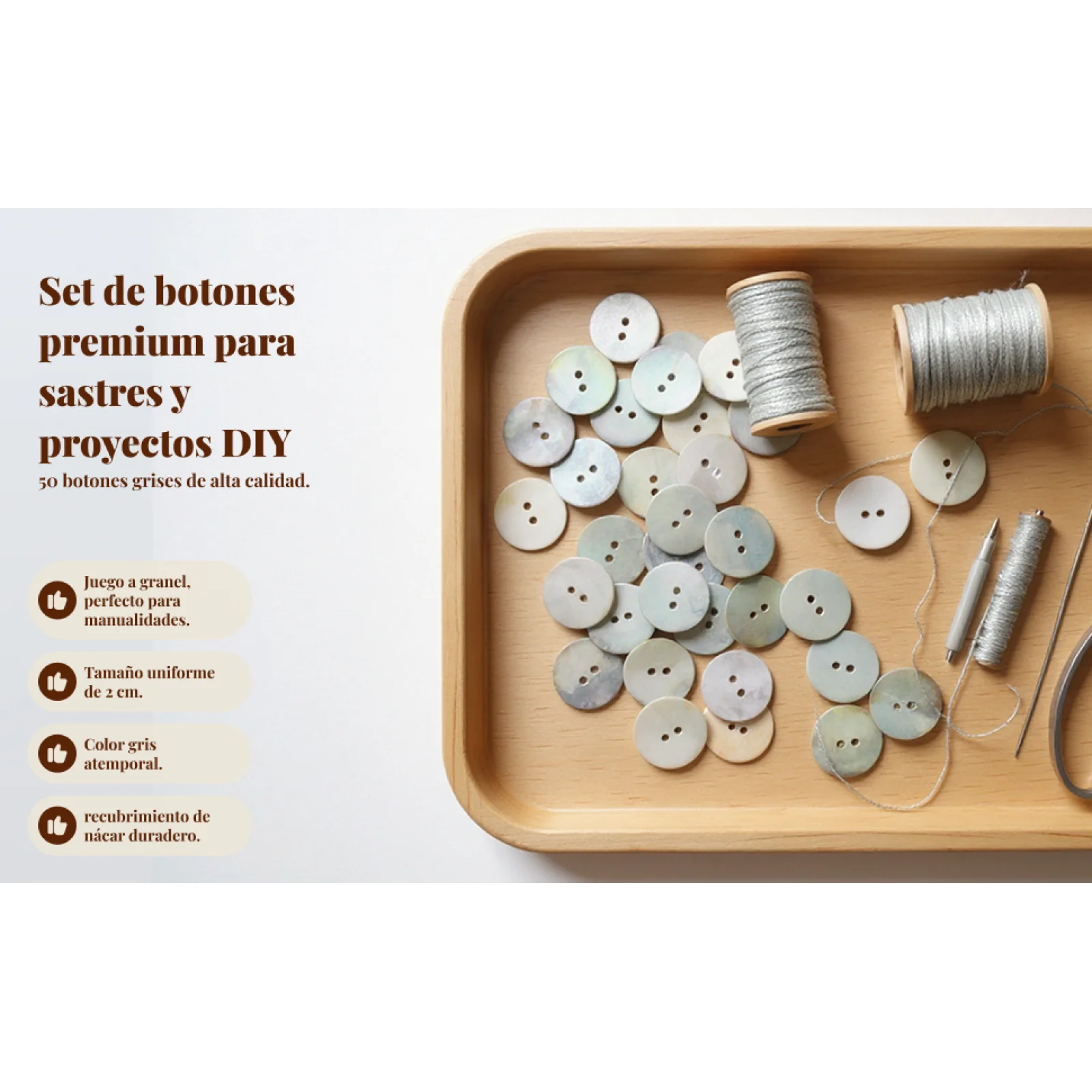 Round Shell Sew on Buttons 2 Hole Clothing Accessories 20mm Bulk 50 for Sewing Crafts Scrapbooking and Cardmaking
