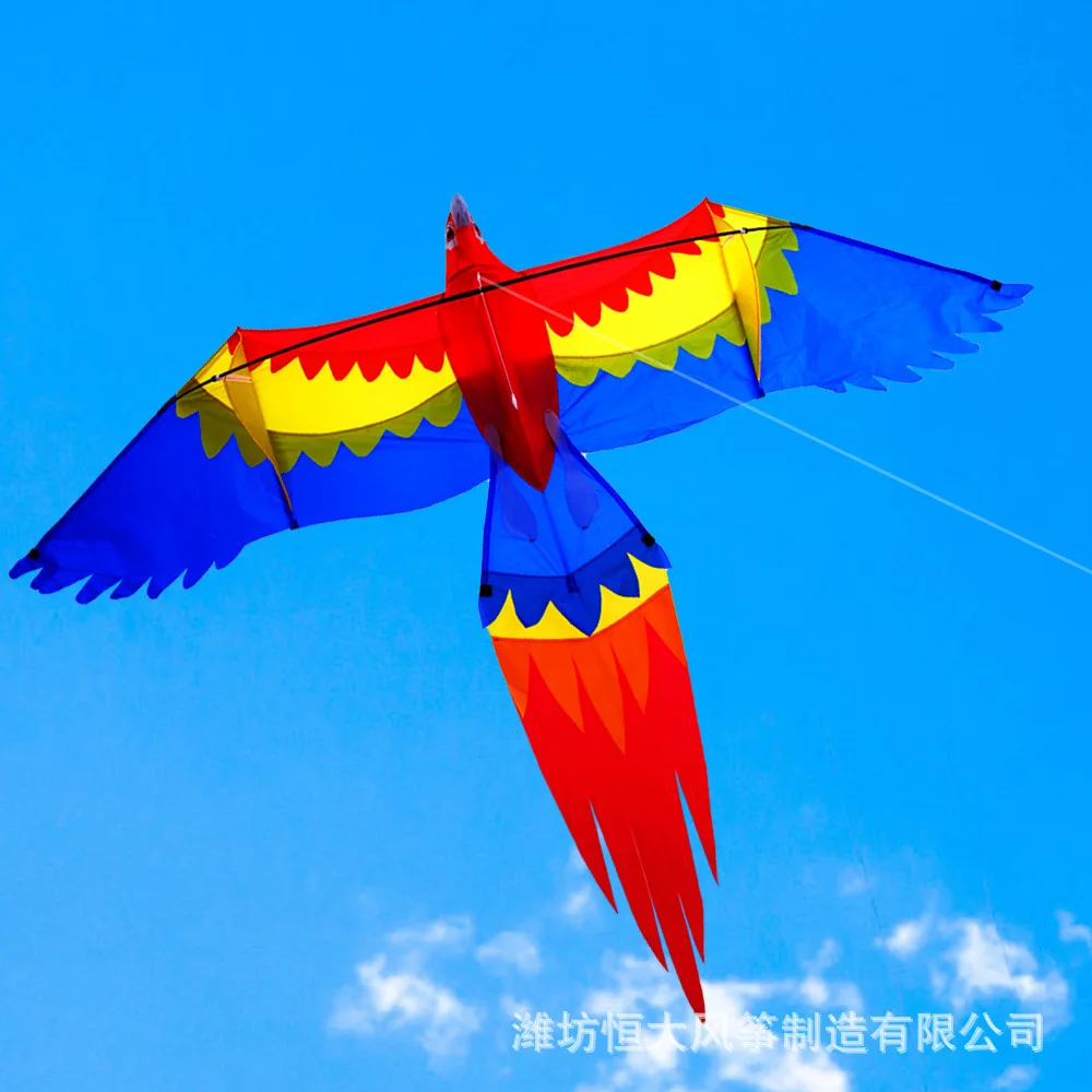 2 เมตร 3D ขนาดใหญ่ Kite Eagle Parrot Seagull Kite ภาพเหมือนจริงเหมือนจริง Easy Flying Kite เด็กของขวัญวันเกิด