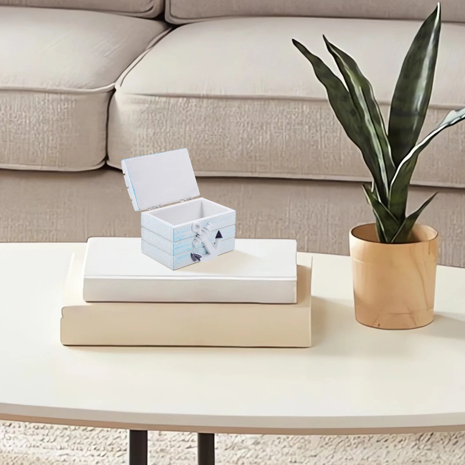 

Деревянный органайзер для ювелирных изделий, винтажный стиль, футляр для хранения ювелирных изделий, элегантный средиземноморский дизайн, серьги, ожерелье, шкатулка для безделушек