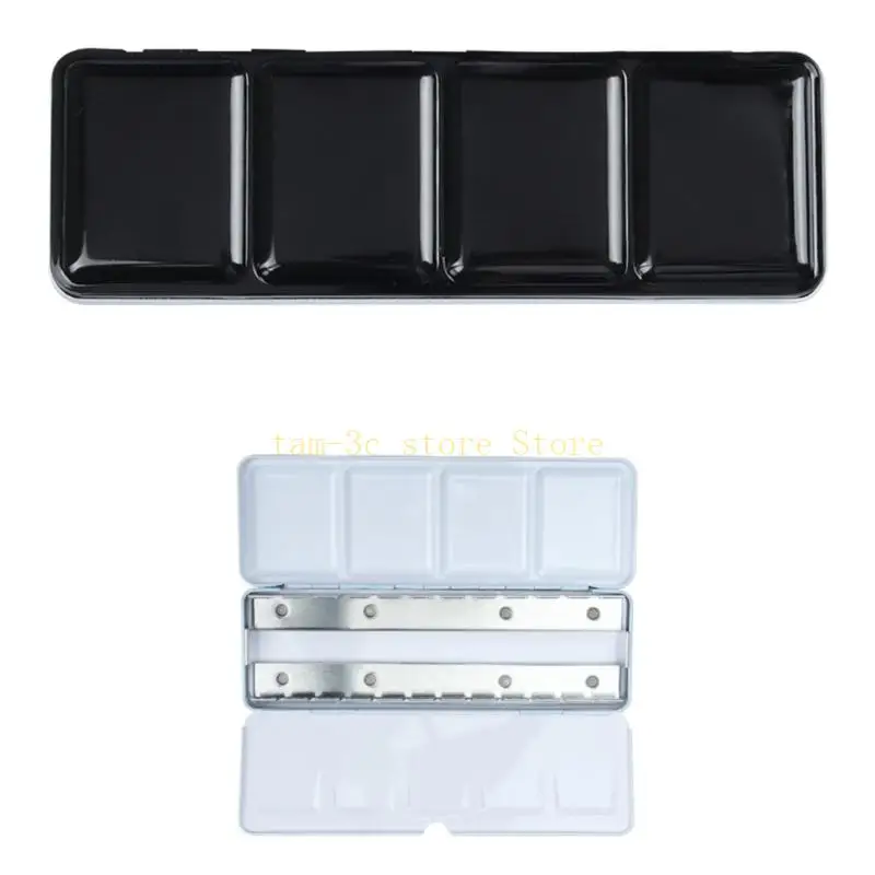 Paleta acuarela vacía, paleta latas acuarela, caja almacenamiento pintura acuarela D0UA