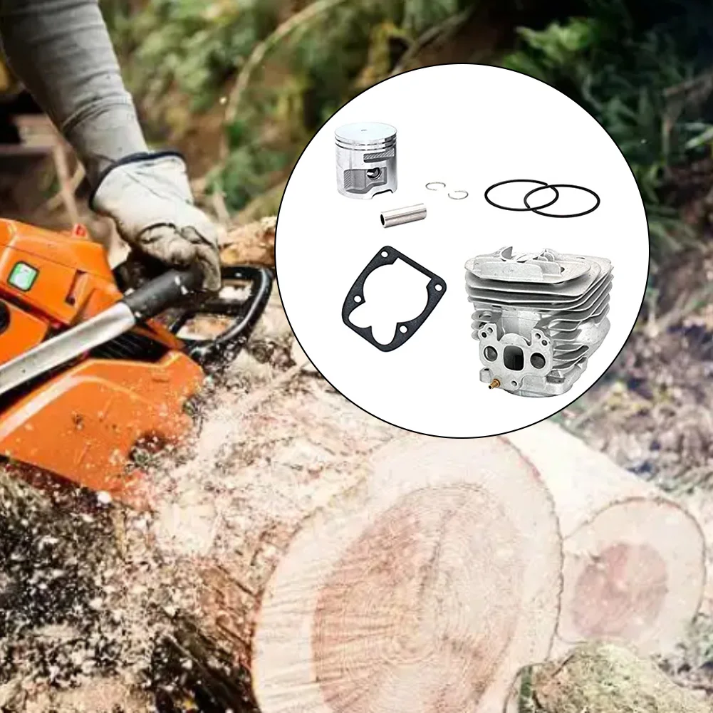

DIY Repair 51mm Piston Kit Chainsaw Piston Enhanced Engine Performance Kit As Shown 51mm Bore Stabilizes Airflow