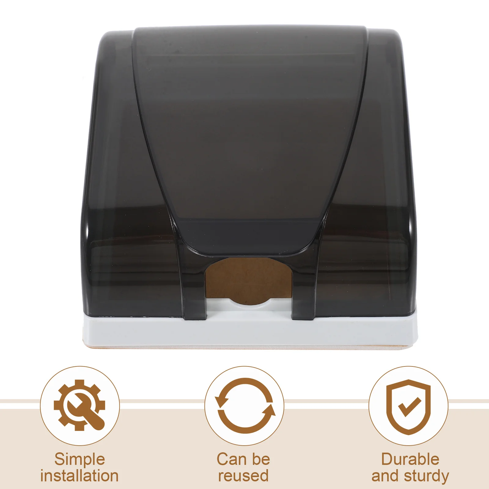 

Socket Cover Electrical Outlet Covers Baby Proof Splash Proof Plug Cover Transparent Box Home Safety Accessories