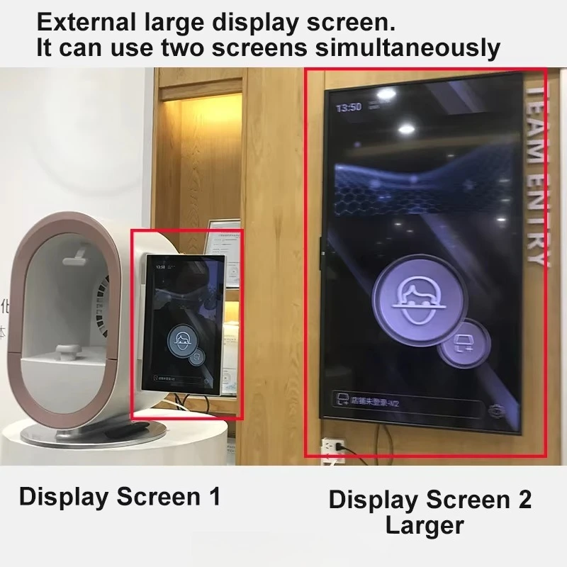 ホットセール中！3D顔面スキャナー分析器 家庭用インテリジェントミラー 肌診断機 CE認証済み サロン検出機器