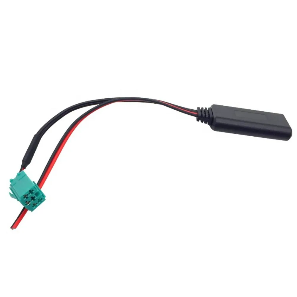 Bluetooth Music Receiver with Mic AUX for Renault CD Radio Hands-Free MP3 Streaming Plug Play