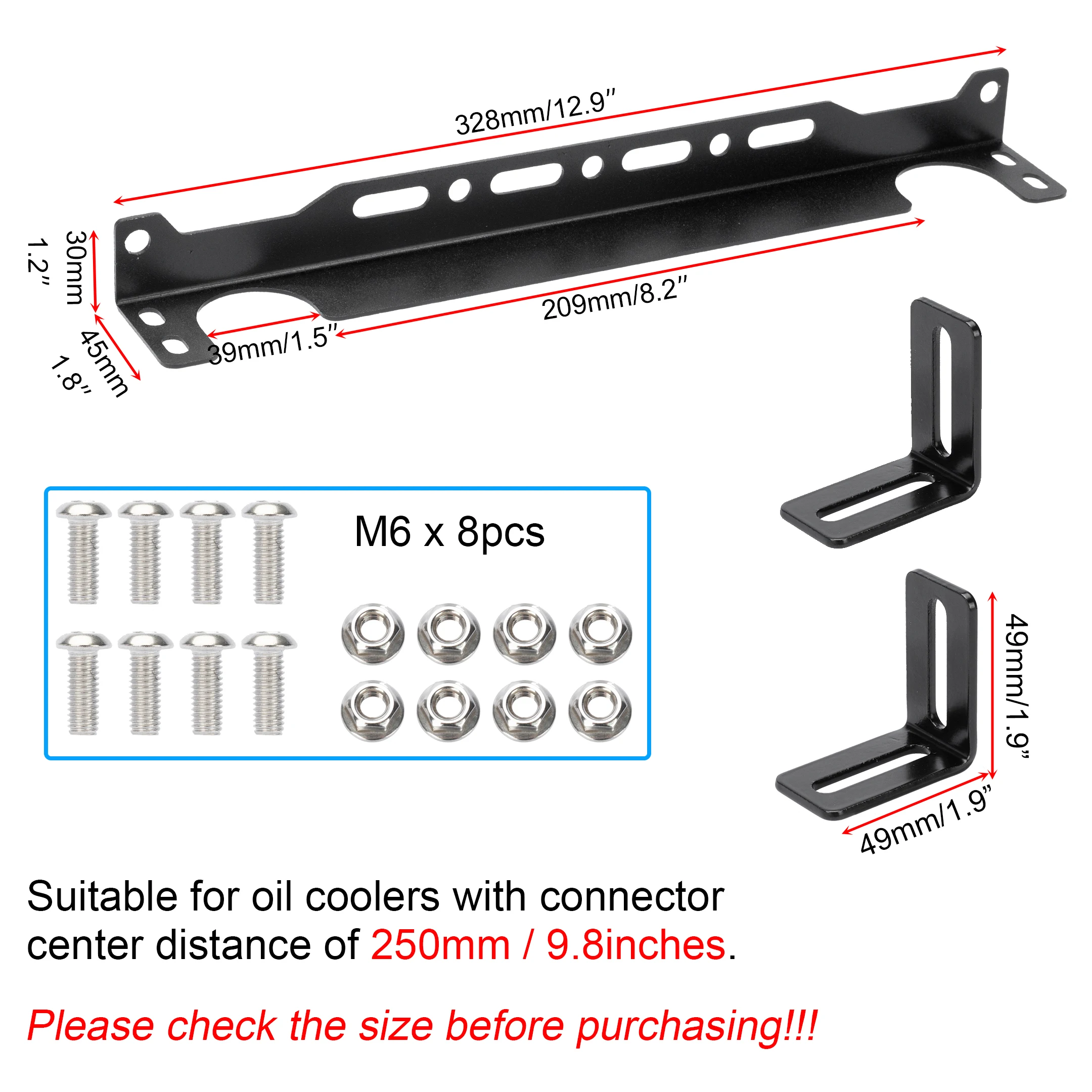 AN10 Oil Cooler Radiator Kit Universal Japanese Engine Oil Cooler Stacked Plate 7/10/13/15 Rows Aluminum Engine Oil Cooler Kit