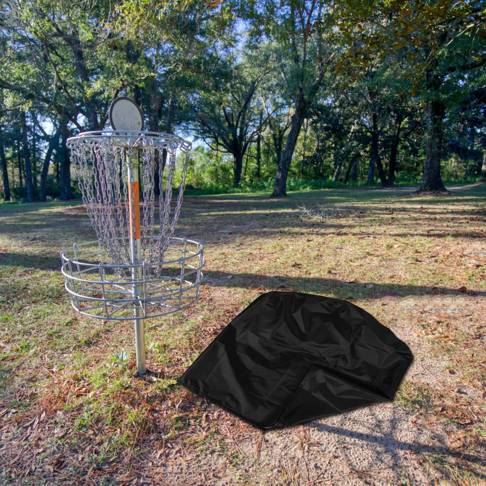 

1PC Waterproof Golf Basket Cover Disc Practice Oxford Fabric Dustproof Outdoor Training Equipment Weatherproof Chain