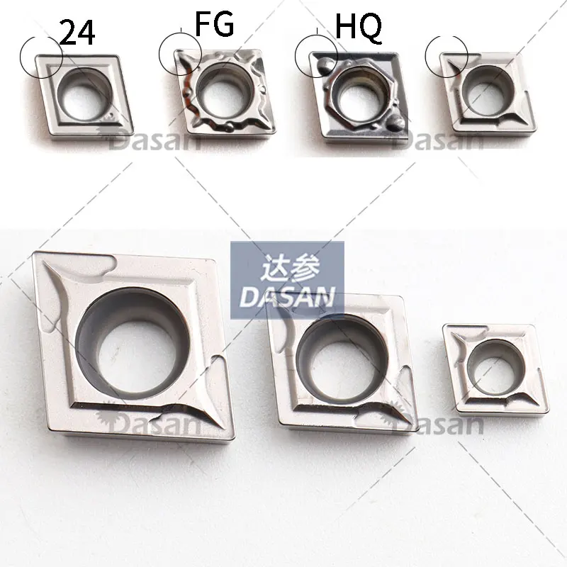 10pcs CCMT060204 DC3000 CCMT060202 CCMT09T304 CCMT120404 HQ MT Carbide Cermet Inserts CCMT Turning Boring Cutting CNC for Steel