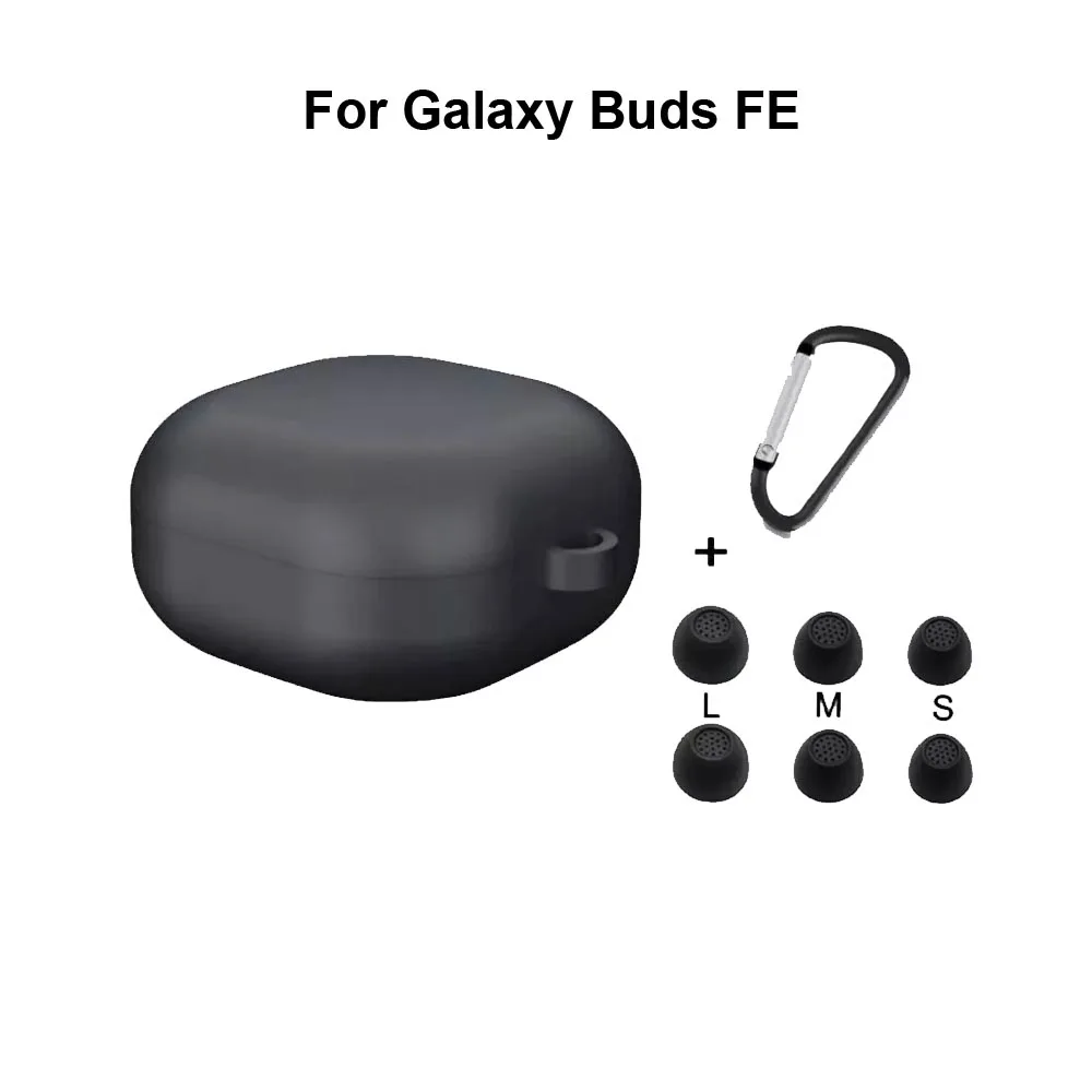 Silicone Ear Tips & Case For Samsung Galaxy Buds 2 2Pro Pro FE Eartips L/M/S