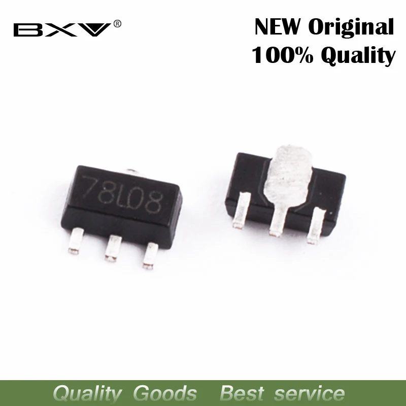 20PCS SOT89 79L05 78L06 78L08 78L09 78L10  78L12 78L15 78L33 2SB772 2SD882 SOT-89 SMD Transistor