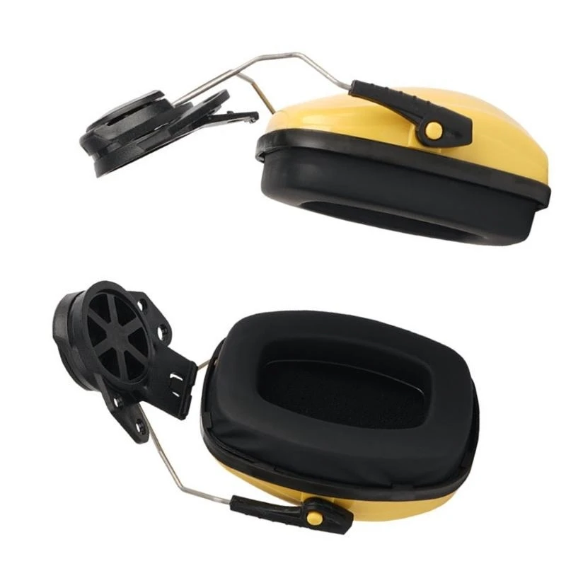  Adjustable Hard Hat Ear Protectors Soundproofing Comfort For Industrial Repair