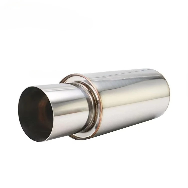 Modified Car Exhaust Pipe Performance Straight Round 2.5