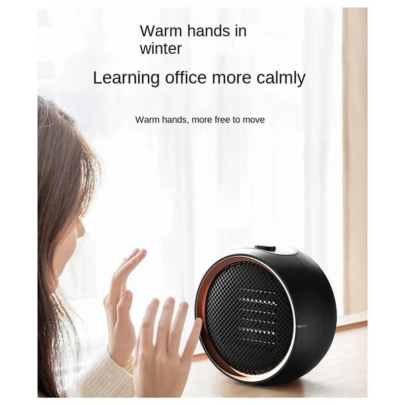 YCOC- سخان الشتاء، سخان مروحة، نموذج التدفئة، سخان كهربائي منزلي ذكي لسطح المكتب بقابس أمريكي