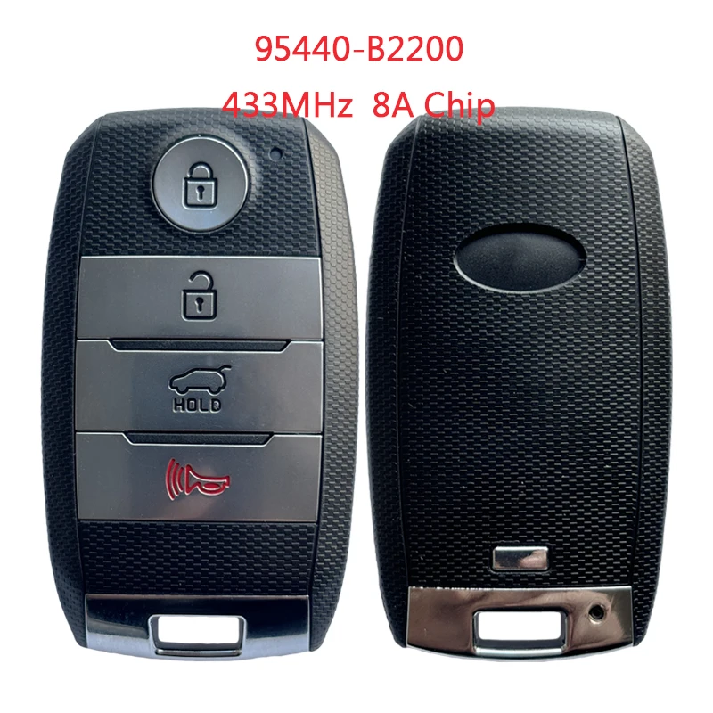 

TXK051125 Aftermarket 95440-B2200 для KIA Smart Remote Key 3 + 1 Button 433MHz 8A Chip