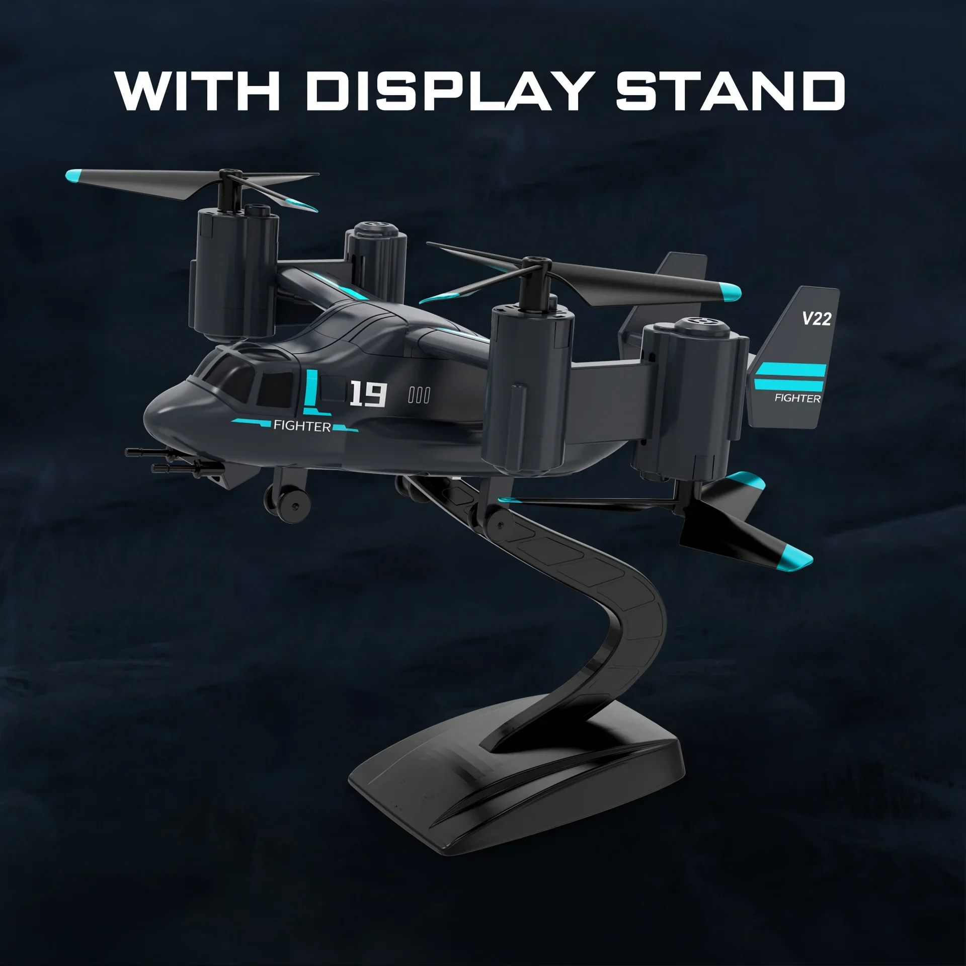 Aereo telecomandato UAV Land Air Mode Aerei Aereo radiocomandato per bambini Mini droni RC Giocattoli per ragazzi Regali per bambini