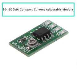 DC 3.3V 3.7V 5V LED Driver 30-1500MA Constant Current Adjustable Module PWM Control Board for USB LED flashlight 18650 Li-ion