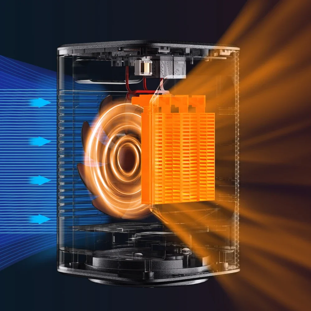 1000W Elektrische Heizung Automatische Schütteln Kopf Raum Air Warmer Innen Heizung Maschine PTC Keramik Winter Haushalt Erwärmung Fan