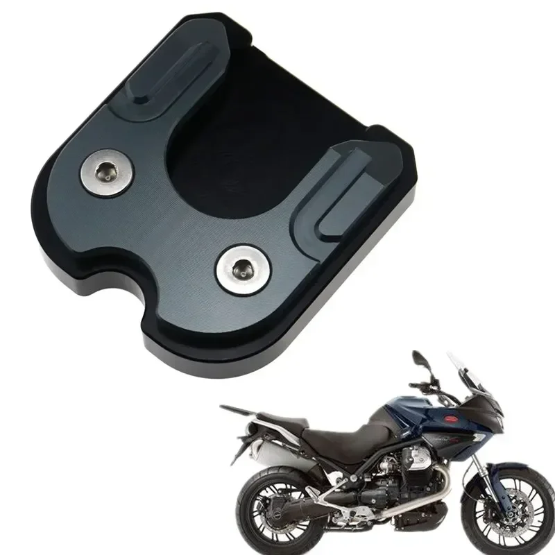 Per MOTO GUZZI 1200 STELVIO 8V STD / NTX 2008-2016 accessori MOTO cavalletto Sidestand Stand Extension ingranditore Pad -4