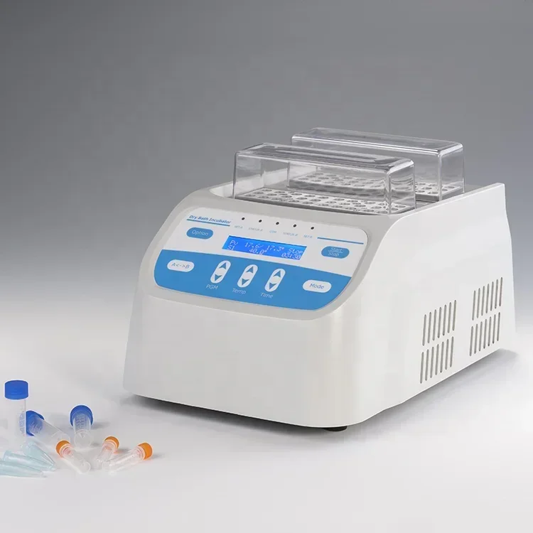 كتلة التدفئة حاضنة حمام جاف الشركة المصنعة KETHINK KT-ES2000 Labo Mini مزدوجة الألومنيوم كتلة التدفئة حاضنة حمام جاف