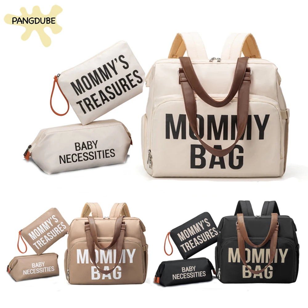 3pcs/set Mom Bag Baby Diaper Bag Large Capacity Maternity bag for Baby Nappy Bag Multifunctional Backpacks for Women