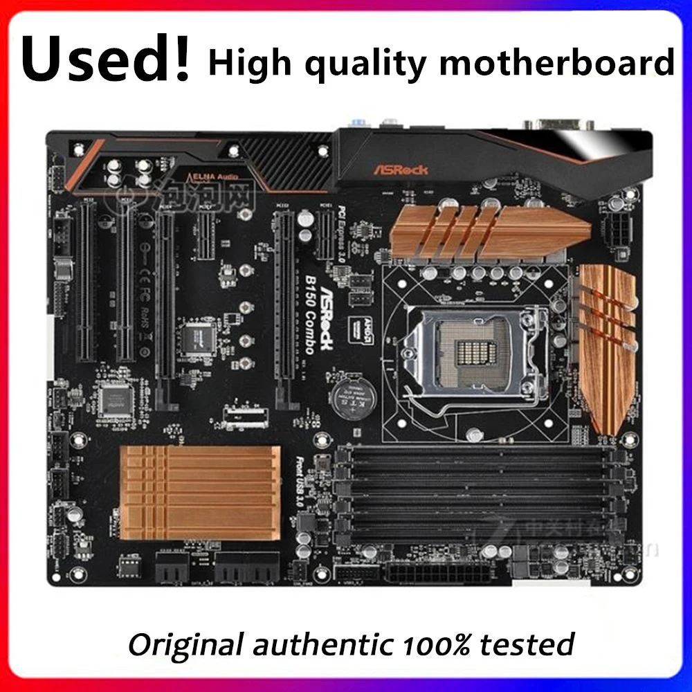 

For ASRock B150 Combo Original Used Desktop Intel B150 B150M DDR4 Motherboard LGA 1151 i7/i5/i3 USB3.0 SATA3