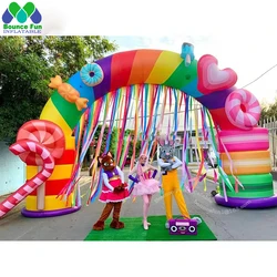 Inflatable Clown Arch Circus Entry Decor Giant Clown Model Entrance Archway Welcome Door Gate For Halloween Decoration