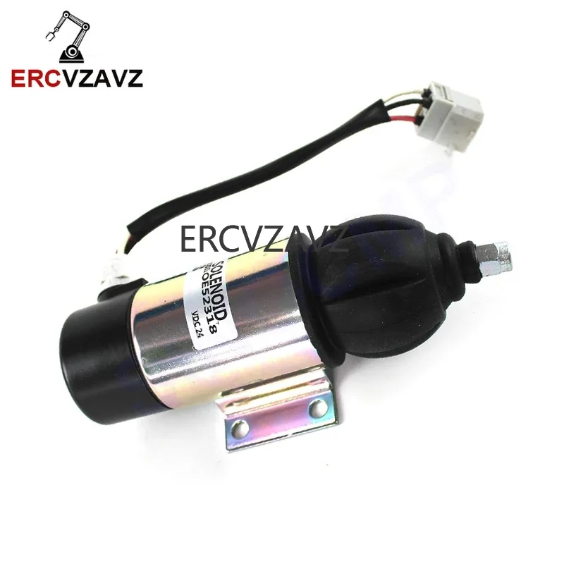 OE52318 12V 24V Shutdown Solenoid 872825 873754 873718 for Volvo Penta BM4200B 4300B L70 L50 Perkins 2006 3008 3012 Engine