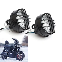 2Pcs Front Head Light Lamp Headlight Assembly For GY6 50cc-125cc Motorcycle Zuma Electrical motorbike Scooter Honda zoomer