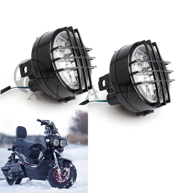 2 szt. Przednia lampa czołowa montaż reflektorów dla GY6 50cc-125cc motocykl Zuma motocykl elektryczny skuter Honda zoomer