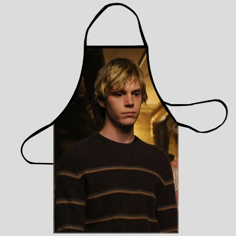 Evan Peters Apron Professional for BBQ, Baking, Cooking for Men Women 68X95cm and 50X75cm