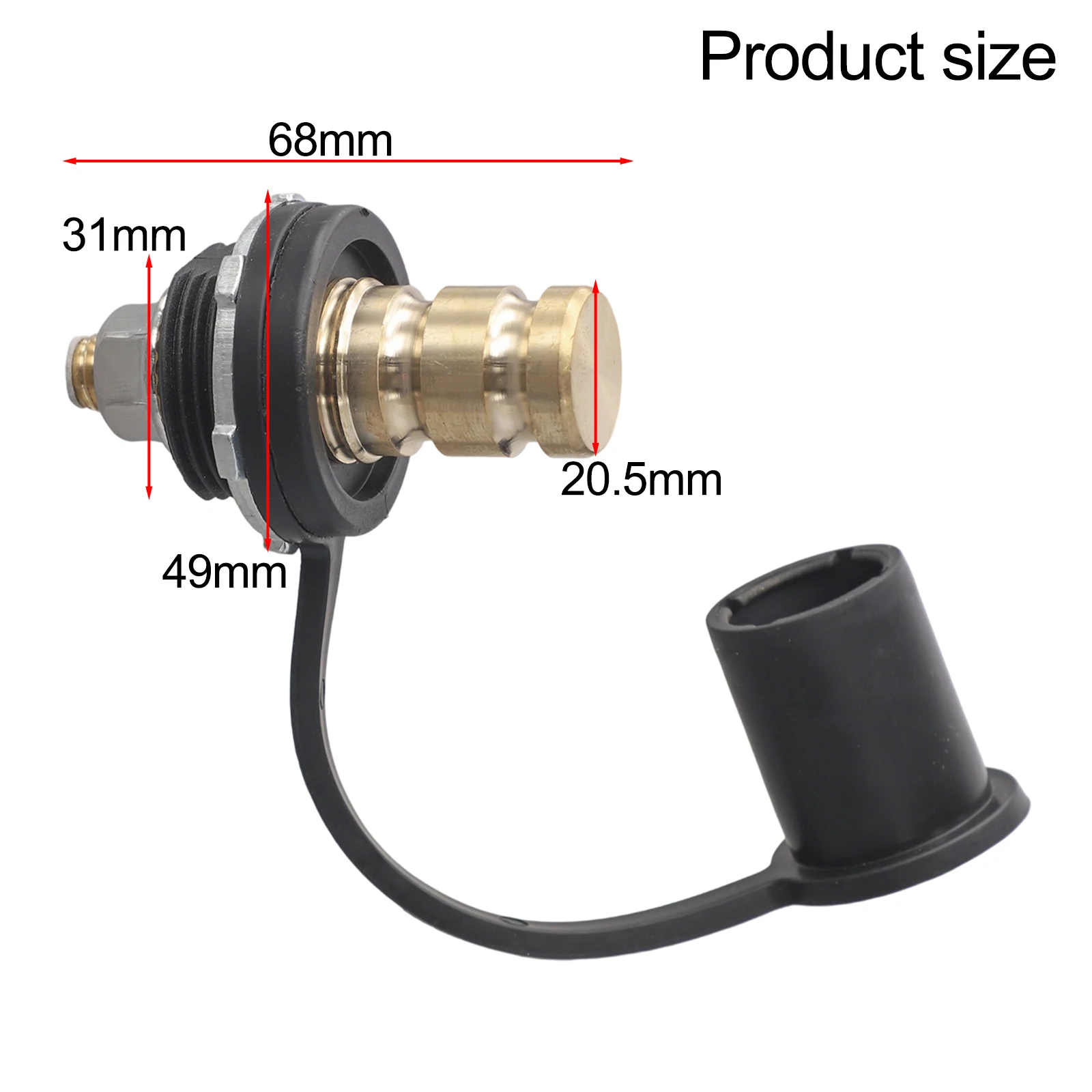 38 Inch Battery Jump Post Featuring Construction for Exceptional Strength and User Friendly Design in Any Setting