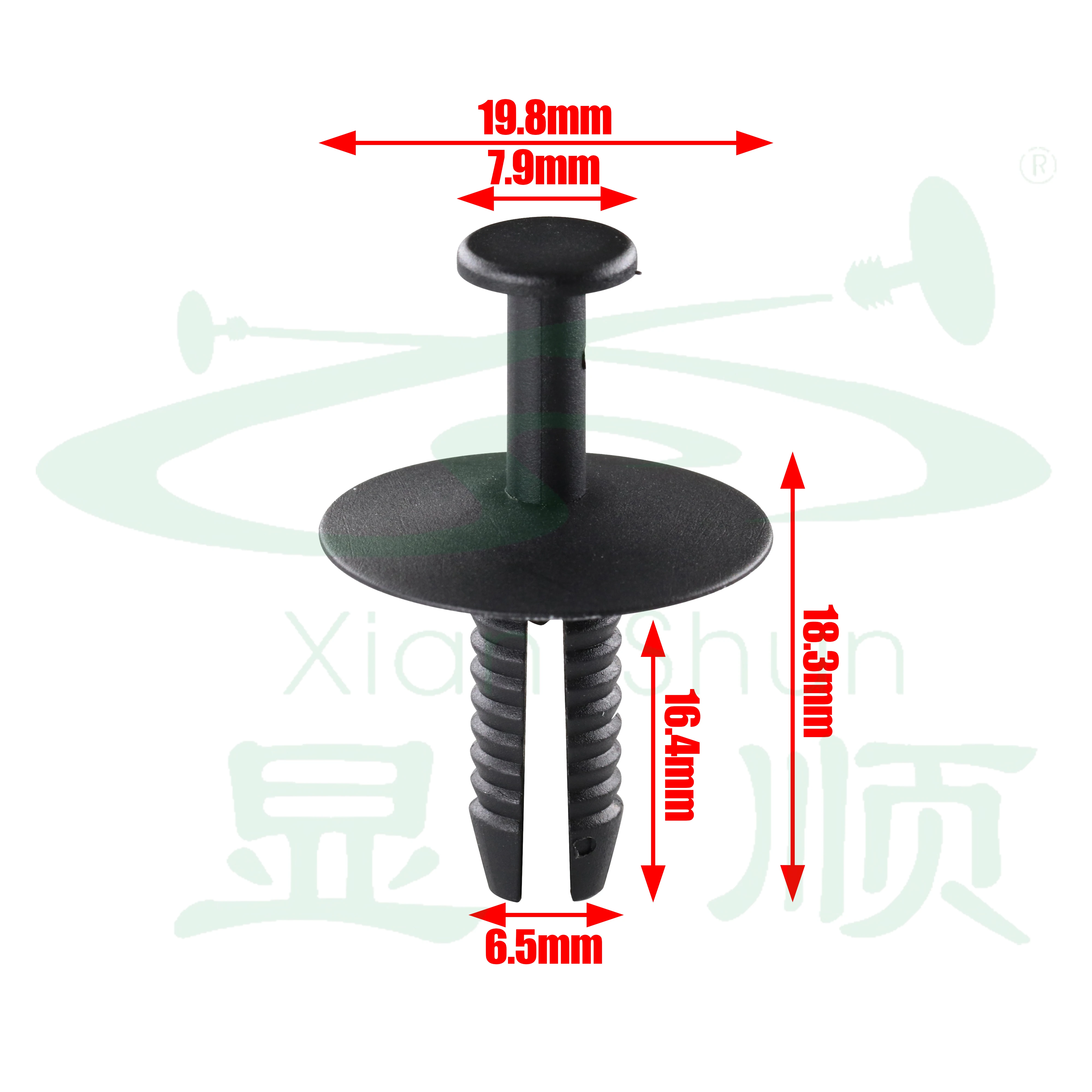 10/20/50 szt. Czarne PA Osłony Zderzaka Wewnętrzne Części Zamienne Klipsy Mocujące Samochodowe Akcesoria Samochodowe Do BMW 51118174185