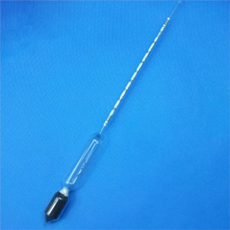 2PCS/lot 1.4-1.5/m3 glass hydrometers chemical laboratory glass Densitometers liquid hydrometer densimeter Density Meter