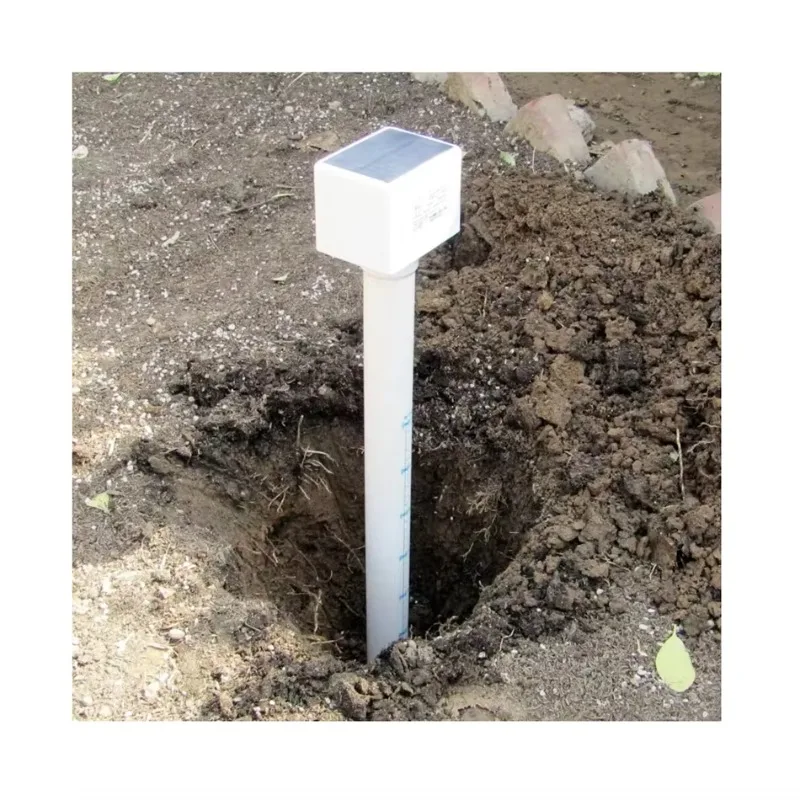 

Tubular Soil Temperature and Humidity Monitoring Sensor With Solar Panel Power Supply