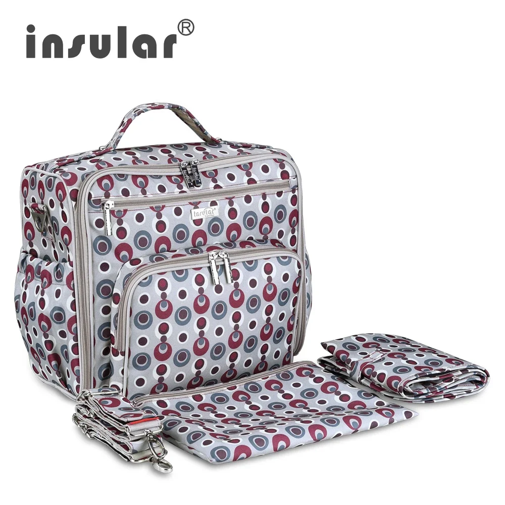 New Arrival Fashion Baby Diaper Bag Backpack Waterproof 600D Nylon Mommy Bag Backpack Changing Bag