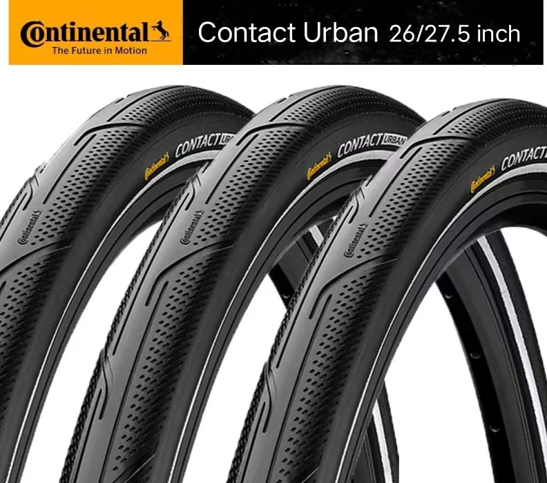 Continental Contact Urban 26/27,5/29 pulgadas neumáticos de bicicleta no plegables neumáticos de alambre 26x1,75/2,0/2,2 neumáticos con tiras reflectantes 180TPI