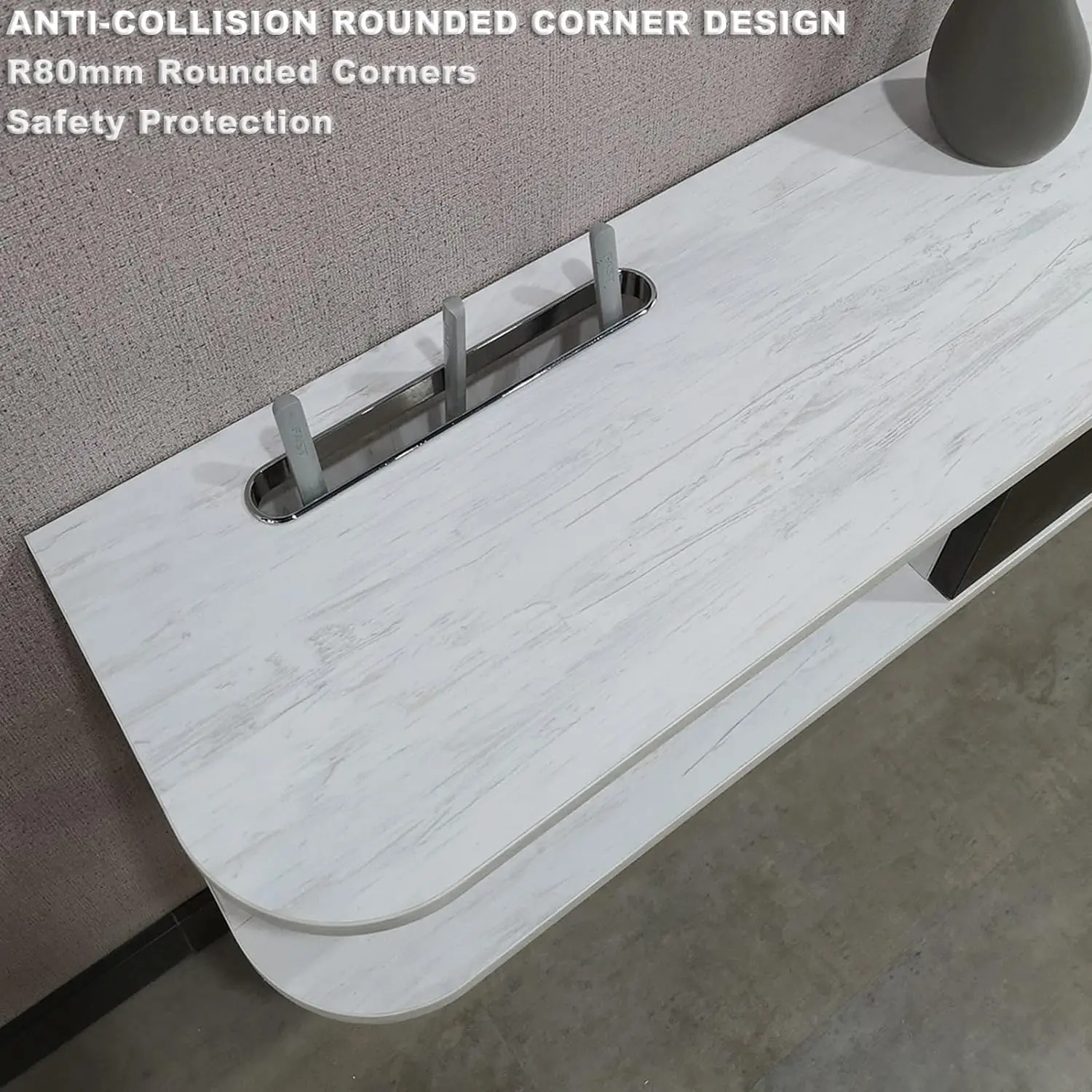 Living Room Furniture Wall Mounted TV Stand Wooden LCD Floating TV Cabinet