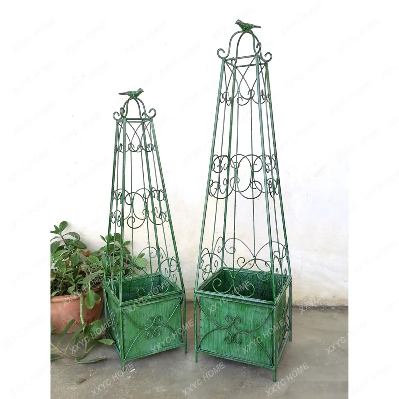 

Gardening Potted Flower Stand Iron Stand Clematis Three-Dimensional Climbing Vine Stand Conical Flower Stand