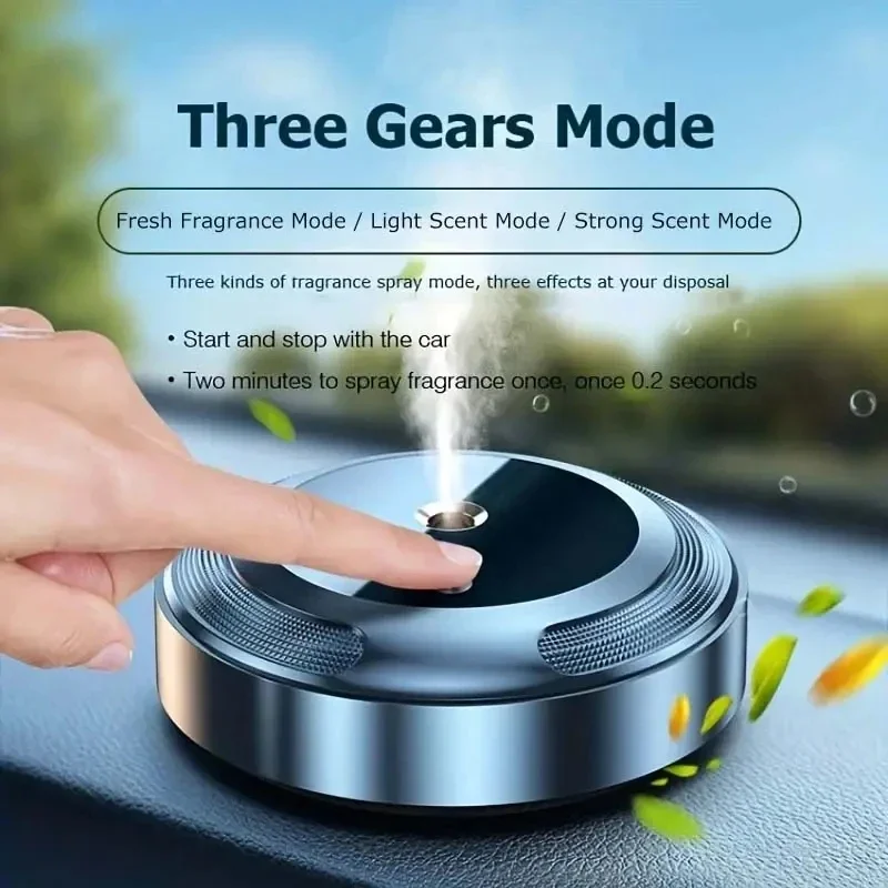 Car Aroma Diffuser Therapy Car Perfume Humidifier Essential Oil Diffuser Portable USB Smart  Air Fresheners Aromatherapy