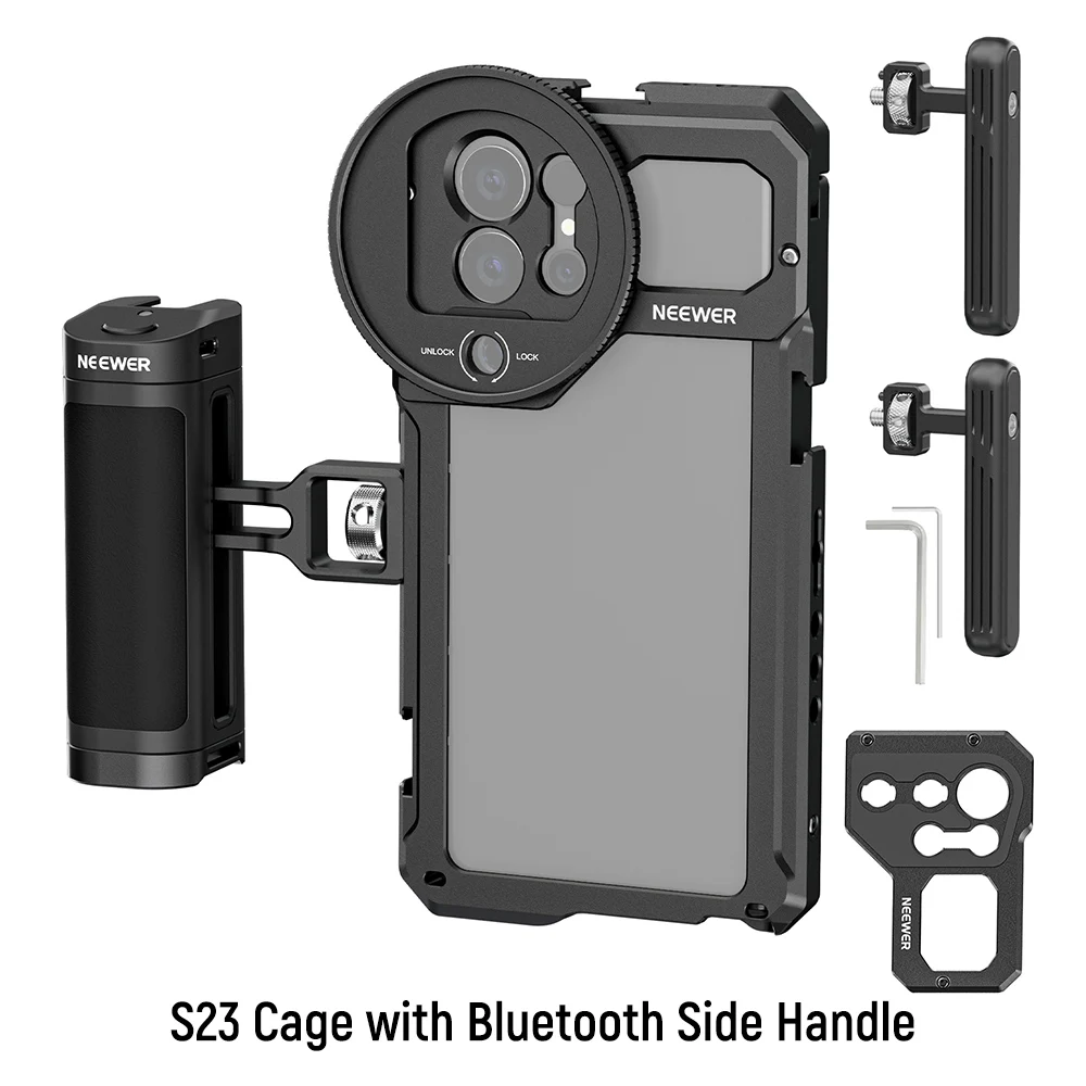 NEEWER S24 Ultra Phone Cage with 67mm Filter Adapter Smartphone